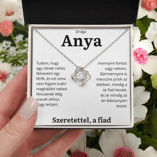 HU-12K Ajándék Anyának – Love Knot nyaklánc