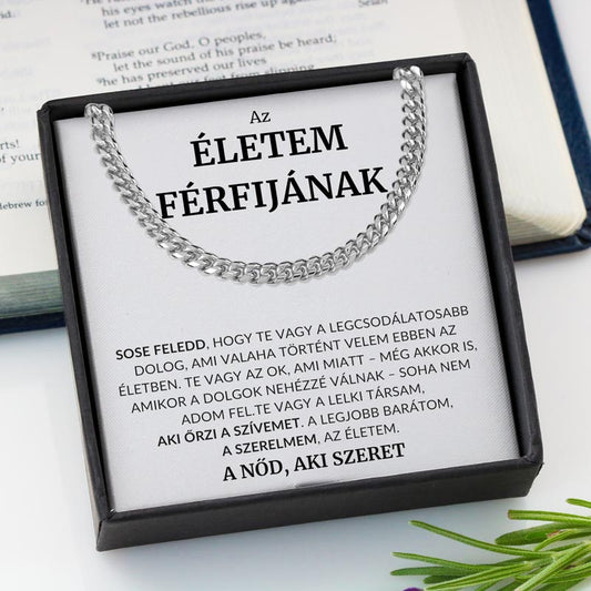 8E Ajándék Életem Férfijának – Eternal Link Nyaklánc