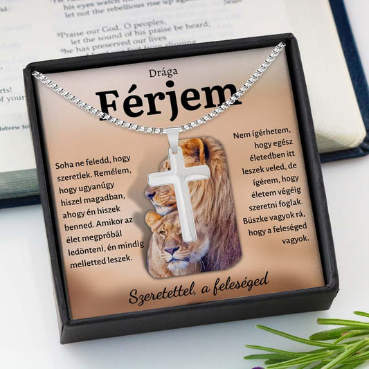 5C Ajándék férjnek– Kereszt nyaklánc
