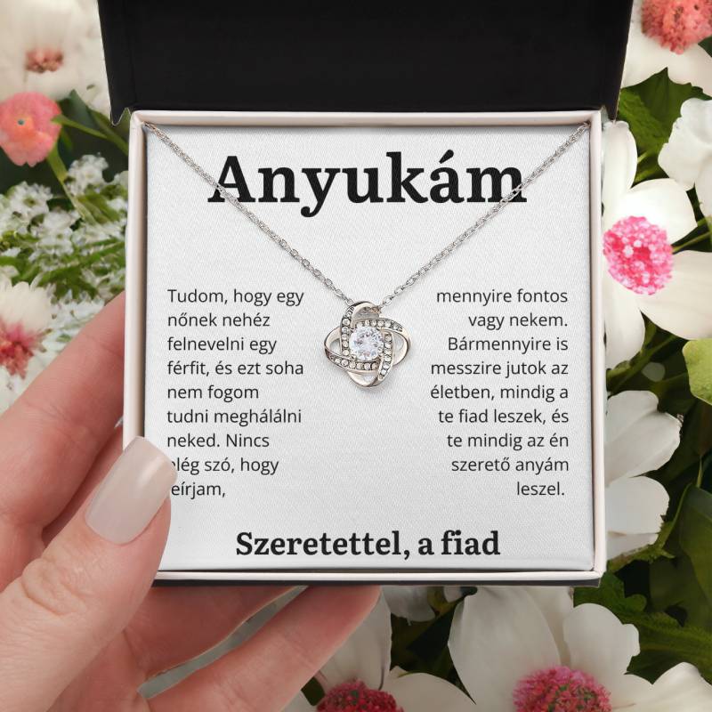 HU-12K Ajándék Anyának – Love Knot nyaklánc
